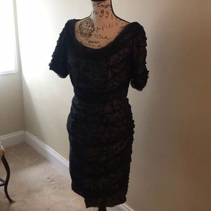Tadashi Shoji Navy Blue dress size 8